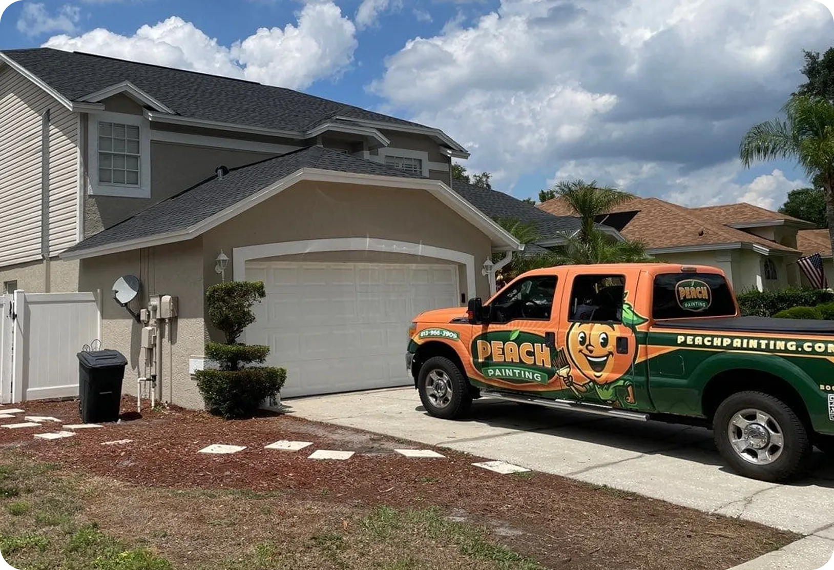 peach painting service